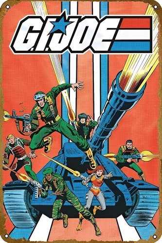 Vintage Collectible Posters - Gi Joe – 탱크 포스터 빈티지