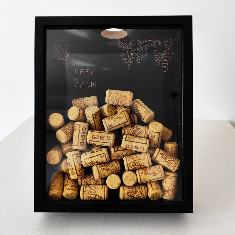 레드 와인 코르크 디스플레이 프레임 나무 와인 코르크  - Vintage Collectible Bottles 리뷰 및 가격