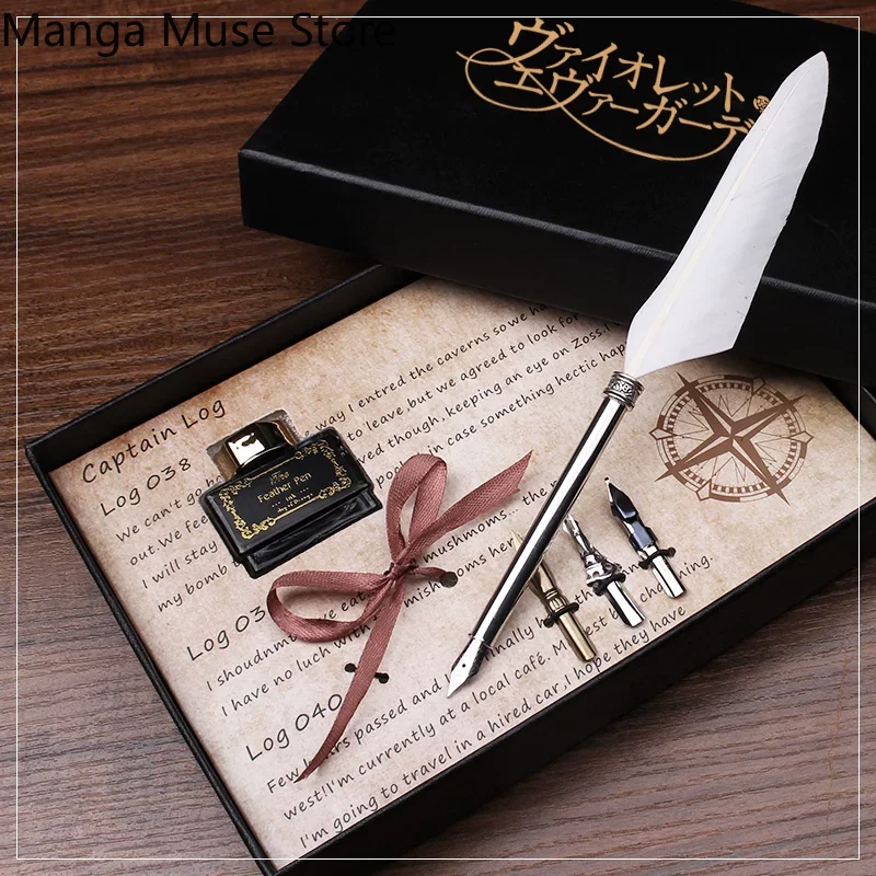바이올렛 에버가든 바이올렛 코스프레 빈티지 만년필 세트 - Vintage Collectible Pens 리뷰 및 가격