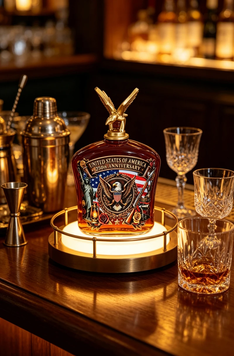 빈티지 스타일의 미국 자유의 독수리 디자인 위스키 디캔 - Vintage Collectible Liquor Bottles 리뷰 및 가격