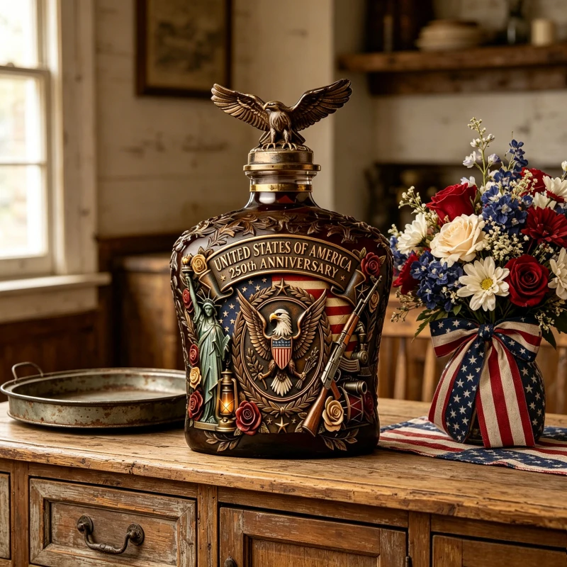 빈티지 스타일의 미국 자유의 독수리 디자인 위스키 디캔 - Vintage Collectible Liquor Bottles 리뷰 및 가격