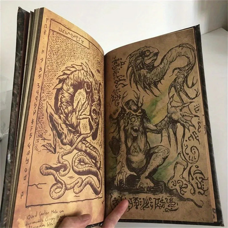 빈티지 네크로노미콘 - 어둠의 마법 소환서, 25페이지 - Vintage Collectible Books 리뷰 및 가격