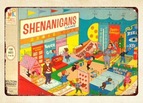 Shenanigans 보드 게임 1964 금속 주석 간 - Vintage Collectibles Store 리뷰 및 가격