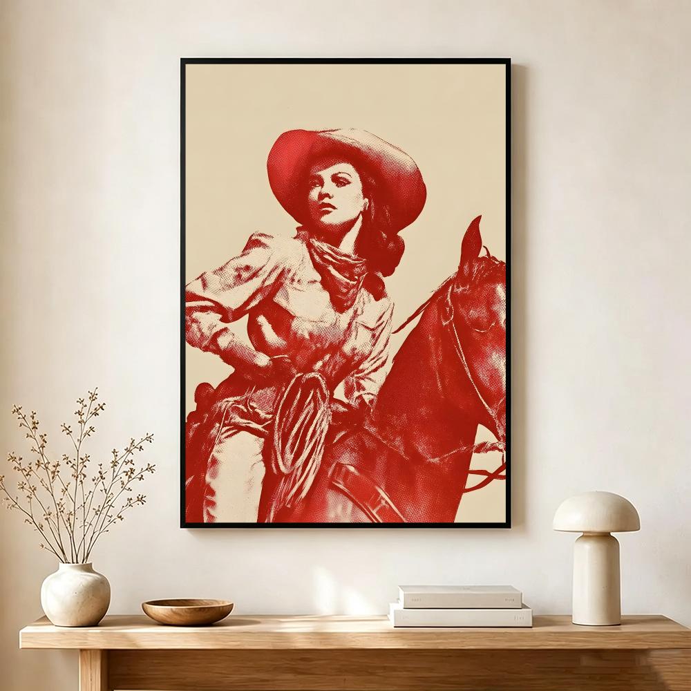 빈티지 카우걸 테마 포스터, 현대적인 홈 데코, 인테리 - Vintage Collectible Posters 리뷰 및 가격