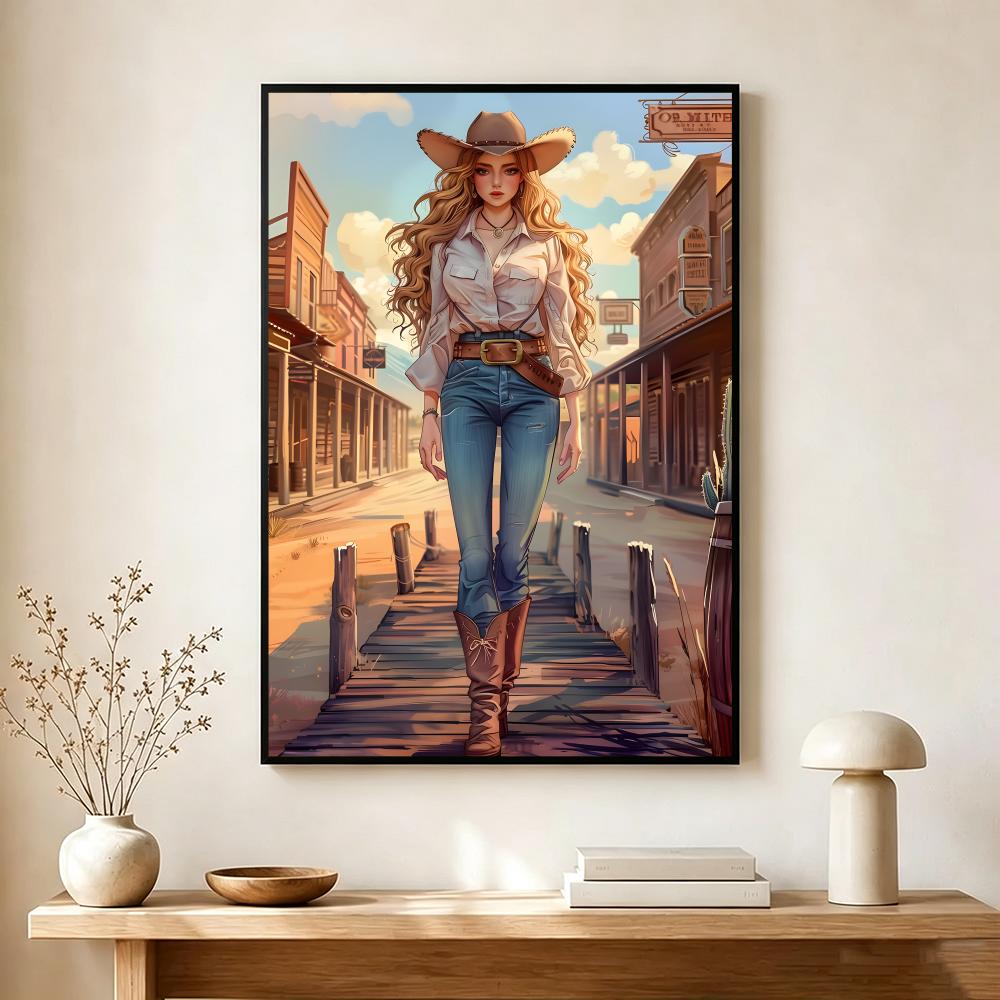 빈티지 카우걸 테마 포스터, 현대적인 홈 데코, 인테리 - Vintage Collectible Posters 리뷰 및 가격