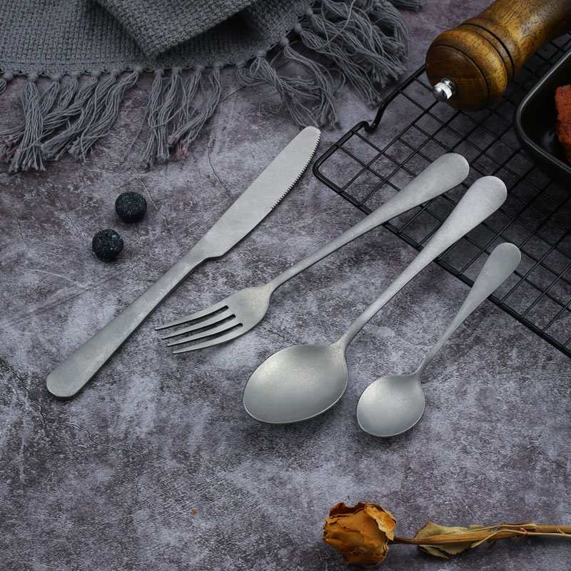 304 스테인레스 스틸 레트로 칼 붙이 세트은 제품 식 - Vintage Collectible Spoons 리뷰 및 가격