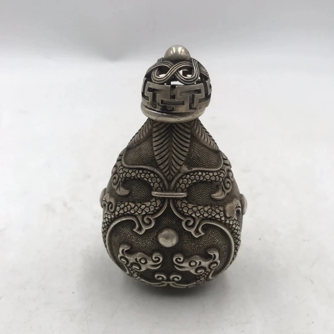 중국산 백동 재질의 양면 조각 담배통 세트, 고급 양각 - Vintage Collectible Bottles 리뷰 및 가격