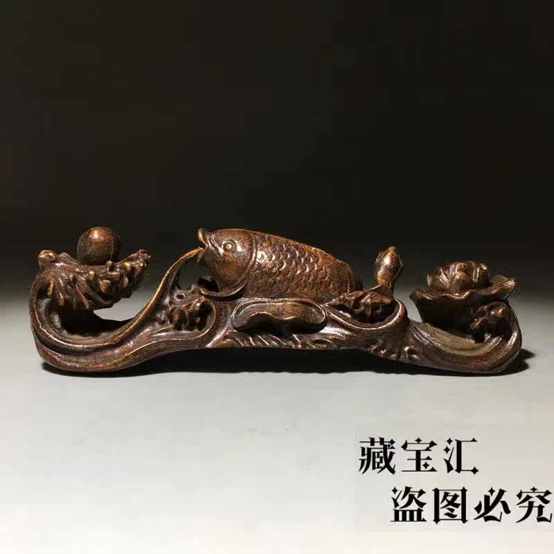 빈티지 올드 컬렉션 청동 연꽃 잉어 루이 창의적인 서예 - Vintage Collectible Pens 리뷰 및 가격