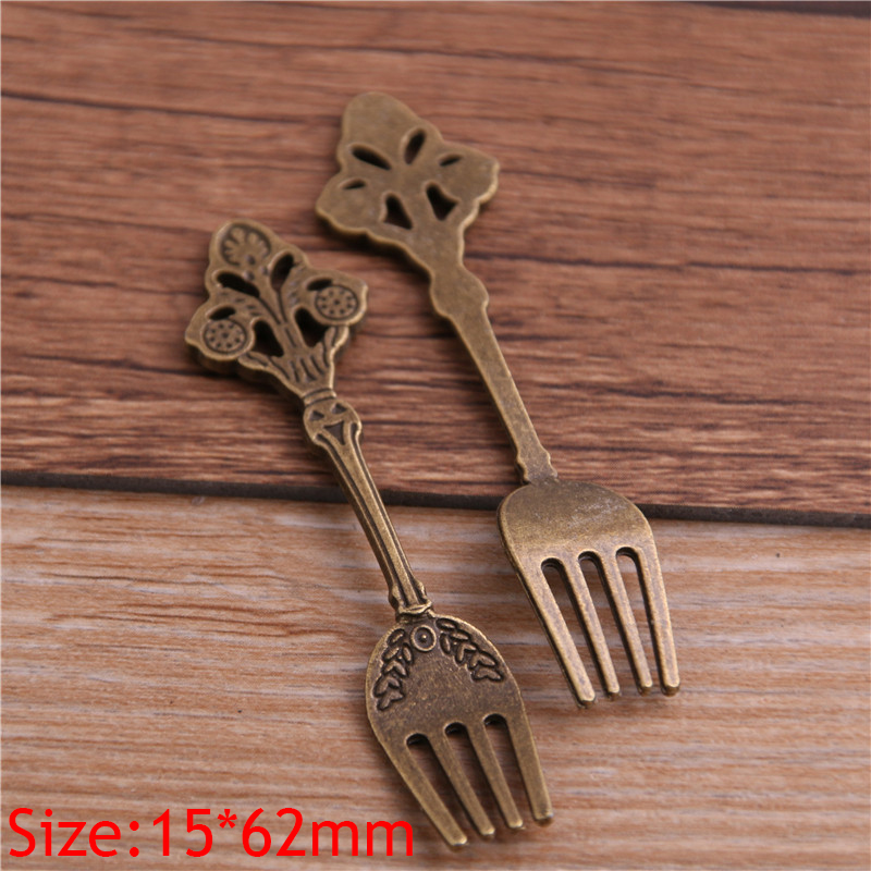 6PCS 혼합 두 가지 색상 유행 꽃 빈티지 포크 스푼 - Vintage Collectible Spoons 리뷰 및 가격