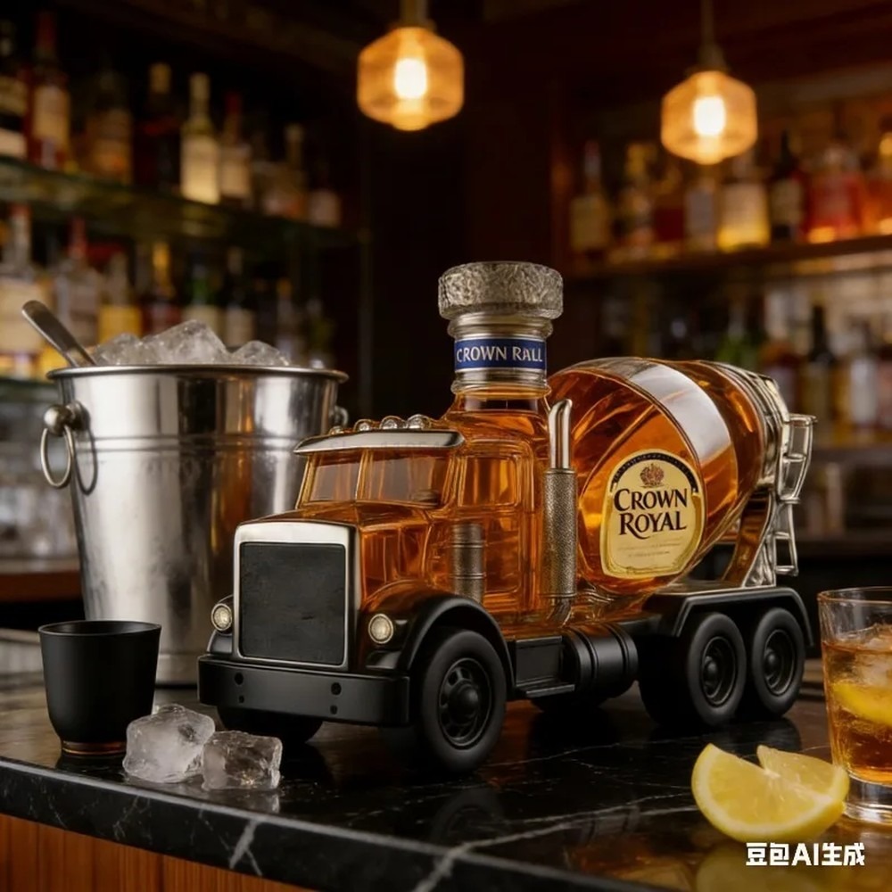 빈티지 트럭 모양 유리 위스키 디캔터 세트, 남성용 바 - Vintage Collectible Liquor Bottles 리뷰 및 가격